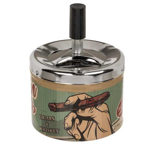 Metall Drehascher Gentlemen Club Cigars & Whiskey Metall Drehascher Gentlemen Club Cigars & Whiskey