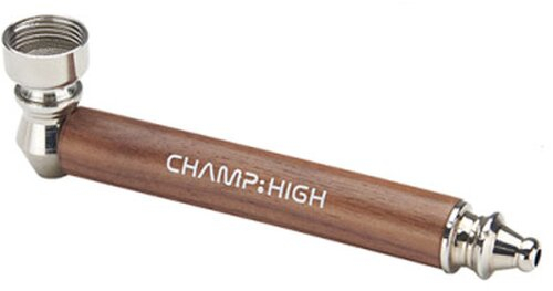 Metall- und Holzpfeifen Wooden dunkelbraun