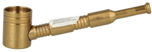 Metallpfeife 9,7cm Gold
