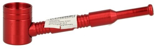 Metallpfeife 9,7cm Rot Metallpfeife 9,7cm Rot