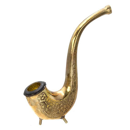 Metallpfeife Alphorn Gold Metallpfeife Alphorn Gold