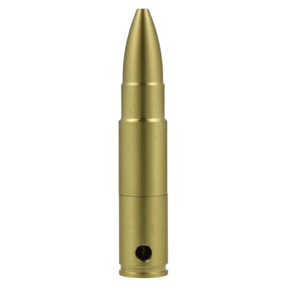 Metallpfeife Bullet messing antik