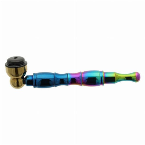 Metallpfeife Rainbow Nr.1 mit Sieb