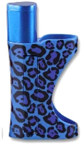 Metallpfeife Wild Fire mit Feuerzeughalter blau Metallpfeife Wild Fire mit Feuerzeughalter blau