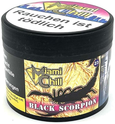 Miami Chill 23 Black Scorpion 200g Shisha Tabak