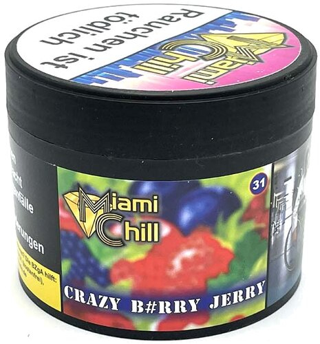 Miami Chill 31 Crazy Berry Jerry 200g Shisha Tabak Miami Chill 31 Crazy Berry Jerry 200g Shisha Tabak