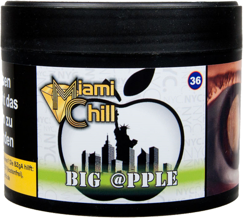 Miami Chill 36 Big Apple 200g Shisha Tabak Miami Chill 36 Big Apple 200g Shisha Tabak