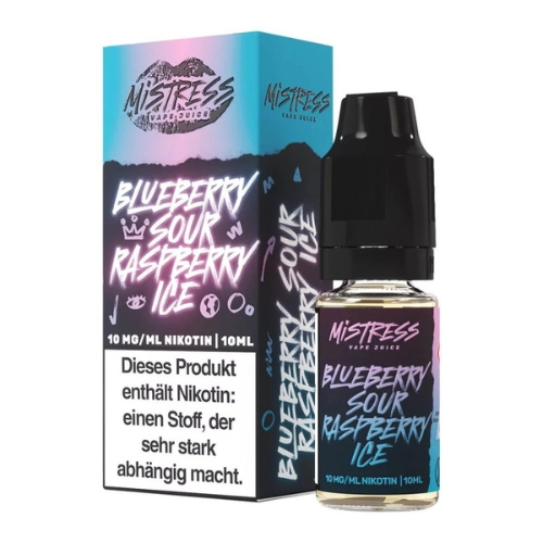 Mistress Vape Juice Blueberry Sour Raspberry Ice 10mg Nic Salt Liquid Mistress Vape Juice Blueberry Sour Raspberry Ice 10mg Nic Salt Liquid