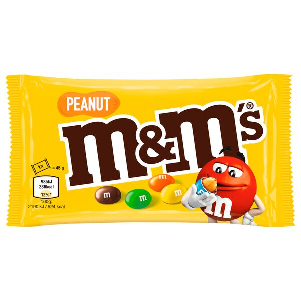 M&Ms Peanut 45g 