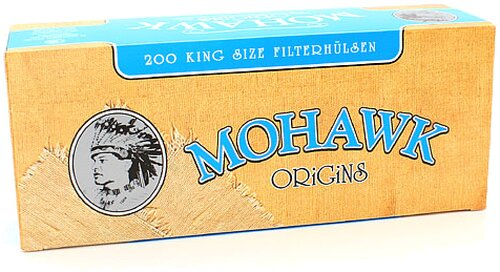Mohawk Origins Filterhülsen 200 Stück Mohawk Origins Filterhülsen 200 Stück