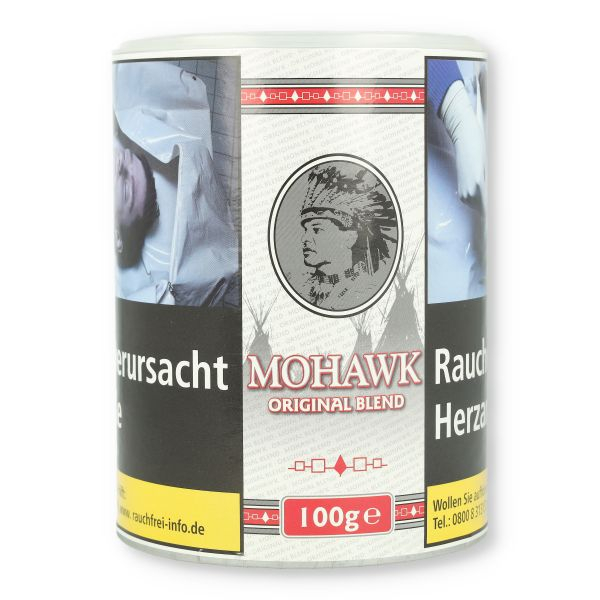 Mohawk Tabak Original Weiß Virginia Blend 100g Dose Feinschnitt