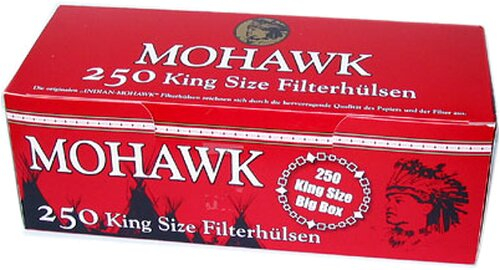 Mohawk Zigarettenhülsen Red 250 Stück Mohawk Zigarettenhülsen Red 250 Stück