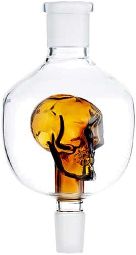 Molasse Fänger Skull Glas farbig Molasse Fänger Skull Glas farbig