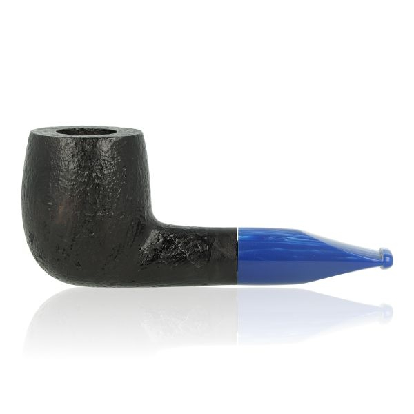 Molina Azzurro Sandblast Pfeife Billard