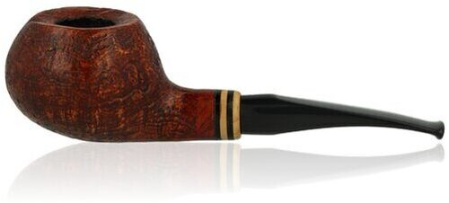 Molina Pfeife Caporale sandgestrahlt Author Half-Bent - B-Ware 1