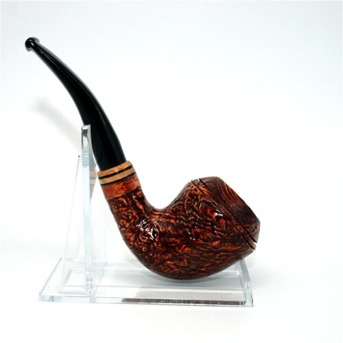 Molina Pfeife Caporale sandgestrahlt Rhodesian Half-Bent Molina Pfeife Caporale sandgestrahlt Rhodesian Half-Bent