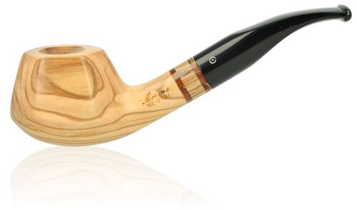 Molina Pfeife Zebrano Olive Helbbraun Nr. 2