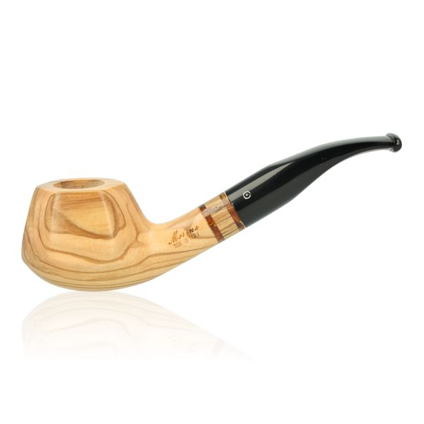 Molina Pfeife Zebrano Olive Helbbraun Nr. 2