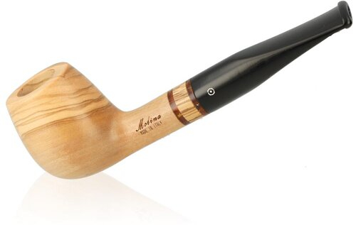 Molina Pfeife Zebrano Olive Helbbraun Nr. 3