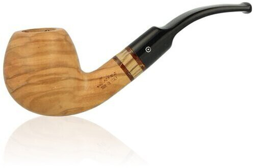 Molina Pfeife Zebrano Olive Helbbraun Nr. 4