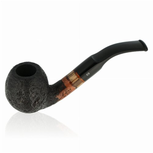 Molina Pfeife Zebrano Sandblast Black Nr.4