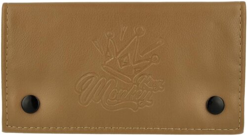 Monkey King Feinschnitt-Tasche Kunstleder hellbraun