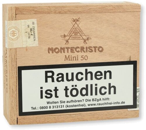 Montecristo Mini Zigarillos 50 Stk. Montecristo Mini Zigarillos 50 Stk.