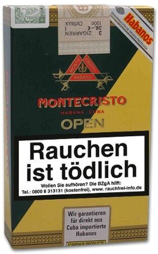 Montecristo Open Master A/T 3er Pack