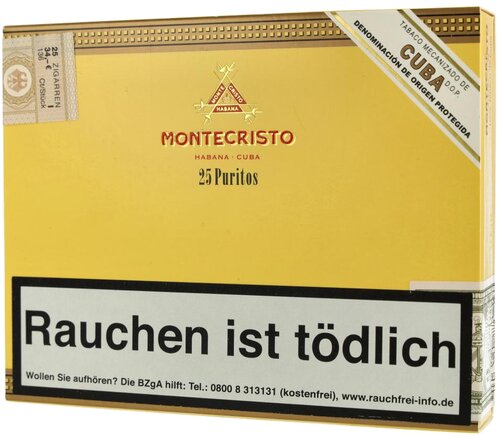 Montecristo Puritos Zigarillos 25 Stk Montecristo Puritos Zigarillos 25 Stk
