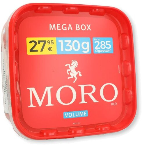 Moro Rot Volumentabak 130g Eimer
