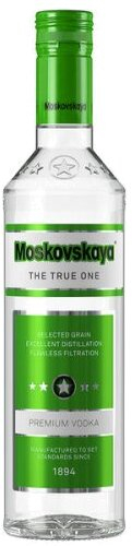 Moskovskaya Premium Wodka 38 % Vol. Alkohol 0,5 L