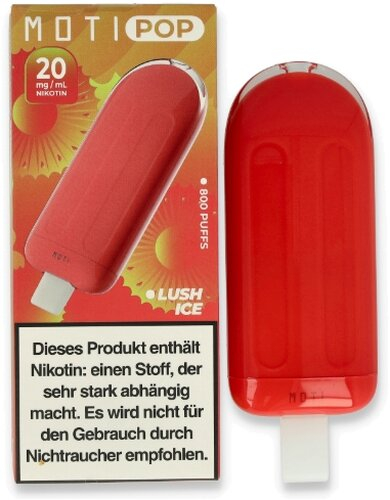 Moti Pop Lush Ice Einweg E-Shisha 20mg Moti Pop Lush Ice Einweg E-Shisha 20mg