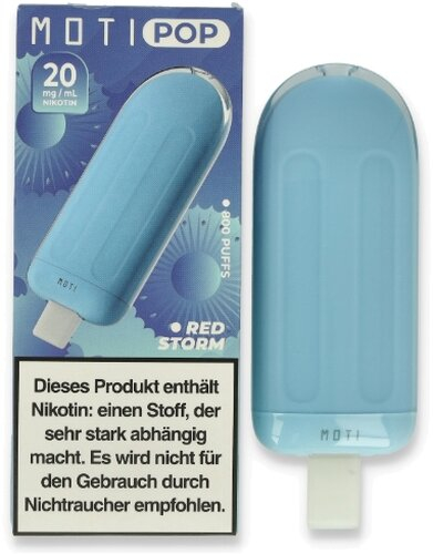 Moti Pop Red Storm Einweg E-Shisha 20mg Moti Pop Red Storm Einweg E-Shisha 20mg
