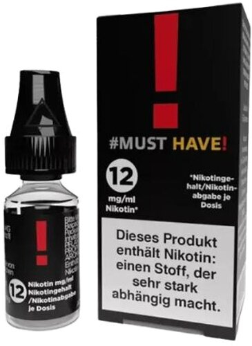 Must Have ! Liquid 10ml 12mg Must Have ! Liquid 10ml 12mg