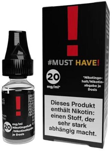 Must Have ! Nikotinsalzliquid 10ml 20mg Must Have ! Nikotinsalzliquid 10ml 20mg