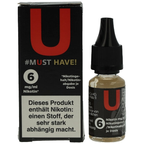 MUST HAVE U Liquid 10 ml 6mg MUST HAVE U Liquid 10 ml 6mg