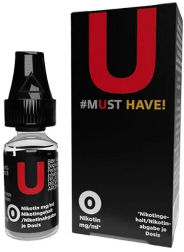 Must Have U Liquid 10ml 0mg Must Have U Liquid 10ml 0mg