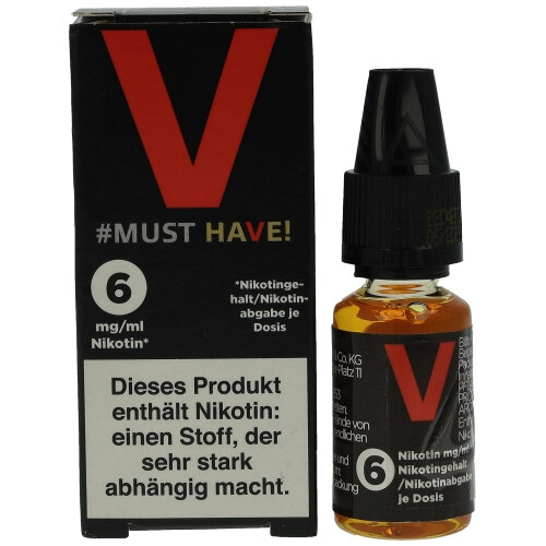 MUST HAVE V Liquid 10 ml 6mg MUST HAVE V Liquid 10 ml 6mg