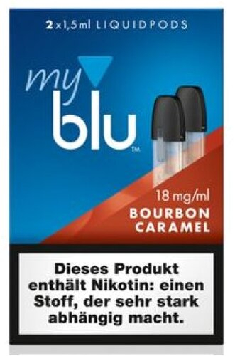 myblu Pods Bourbon Caramel 18 mg 2er Pack