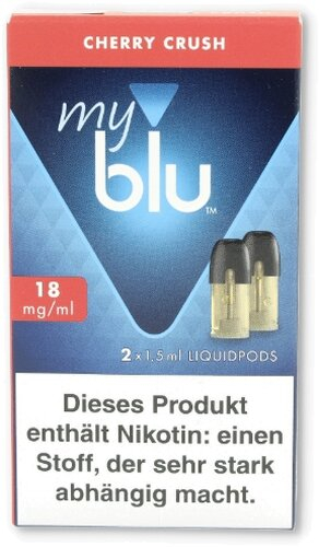 myblu Pods Cherry Crush 18 mg 2er Pack myblu Pods Cherry Crush 18 mg 2er Pack