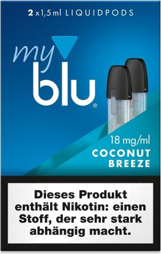 myblu Pods Coconut Breeze 18 mg 2er Pack myblu Pods Coconut Breeze 18 mg 2er Pack