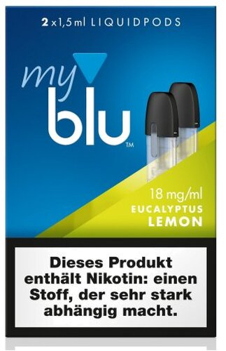 myblu Pods Eucalyptus Lemon 18 mg 2er Pack