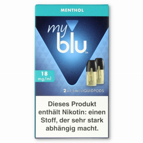 myblu Pods Menthol 18 mg 2er Pack myblu Pods Menthol 18 mg 2er Pack