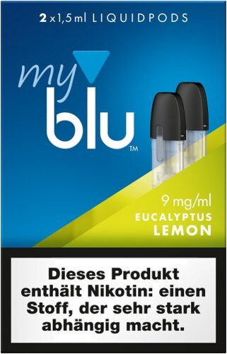 myblu Pods Eucalyptus Lemon 9 mg 2er Pack myblu Pods Eucalyptus Lemon 9 mg 2er Pack