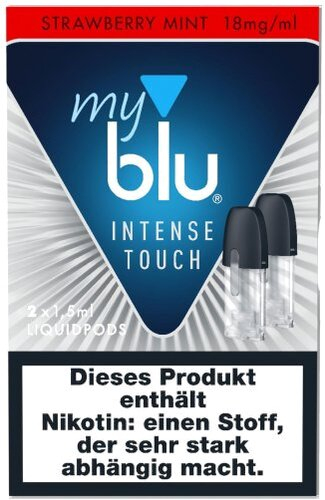 myblu Pods Intense Touch Strawberry Mint 18mg myblu Pods Intense Touch Strawberry Mint 18mg