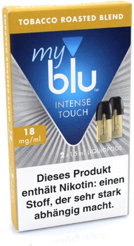 myblu Pods Intense Touch Roasted Tobacco 18mg myblu Pods Intense Touch Roasted Tobacco 18mg