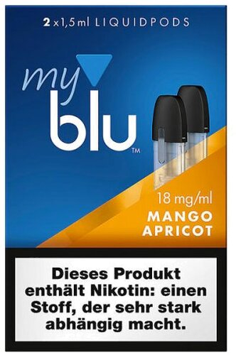 myblu Pods Mango Apricot 18 mg 2er Pack myblu Pods Mango Apricot 18 mg 2er Pack