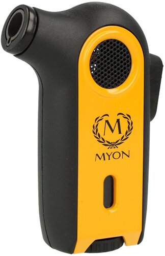 Myon Jetflame Feuerzeug Gelb/Grau