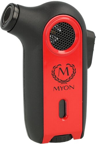 Myon Jetflame Feuerzeug Rot/Grau
