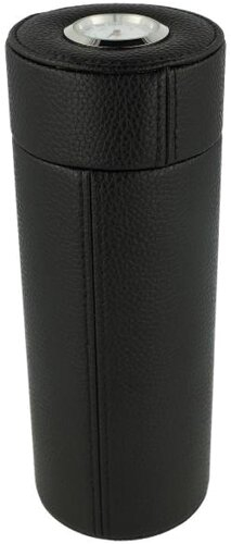 Myon Reisehumidor Leder Schwarz für ca. 8 Zigarren